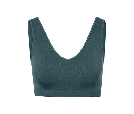 Bustier sans coutures pétrole.