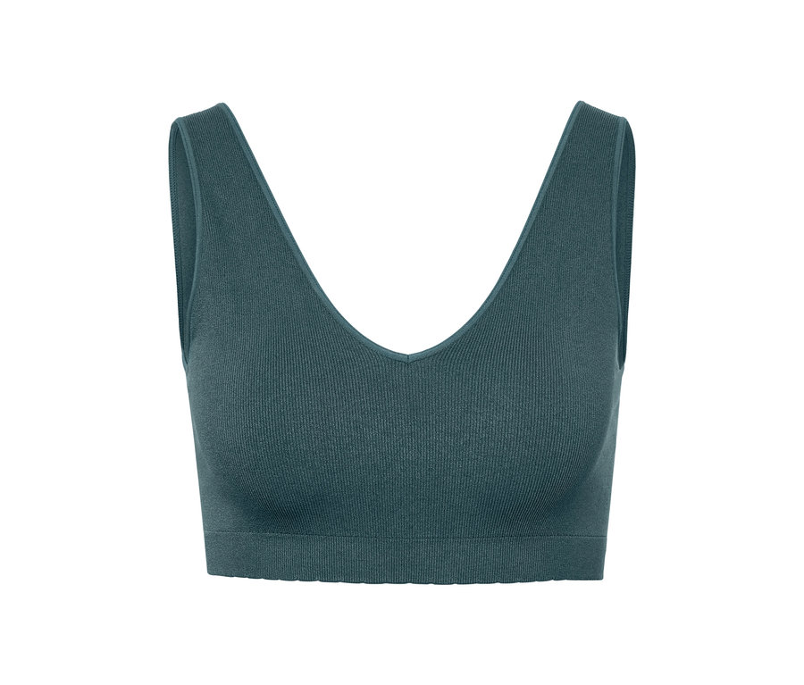 Bustier sans coutures pétrole.