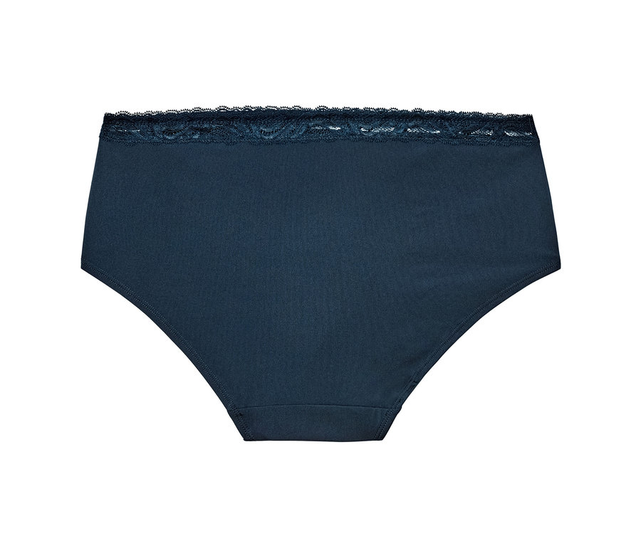 Culotte bleu marine avec de la dentelle. 5 culottes.