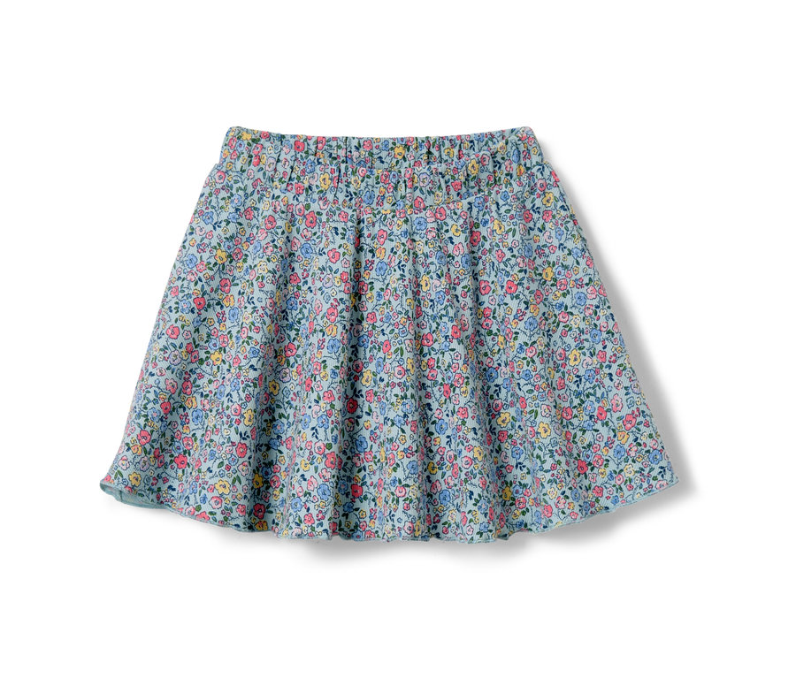 Jupe pour enfant avec pantalon à motif floral.