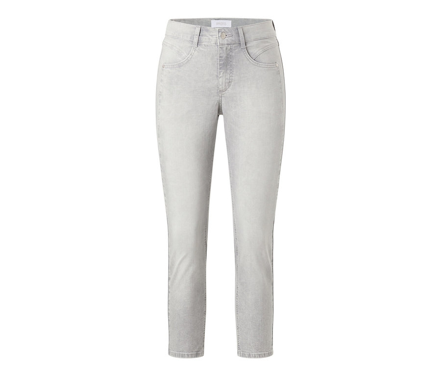 Jean Angels «	Ornella Seam	» Slim Fit 7/8 gris clair.