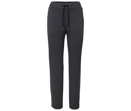Pantalon de jogging avec jacquard pied-de-poule