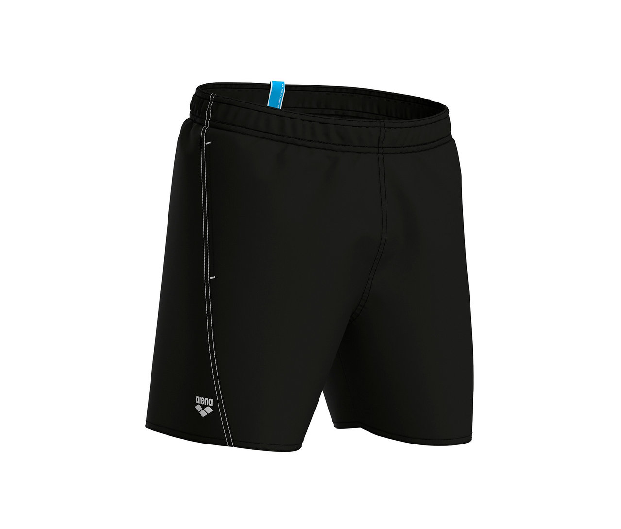 Short de bain noir Arena Fundamentals Logo.