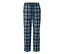 Haut bleu foncé <br>Pantalon bleu foncé-bleu clair-vert-blanc à carreaux