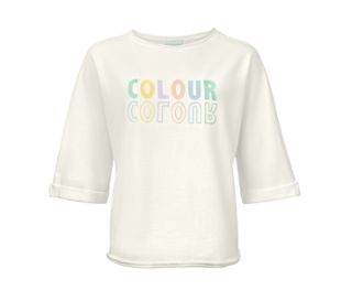 Crème à imprimé multicolore