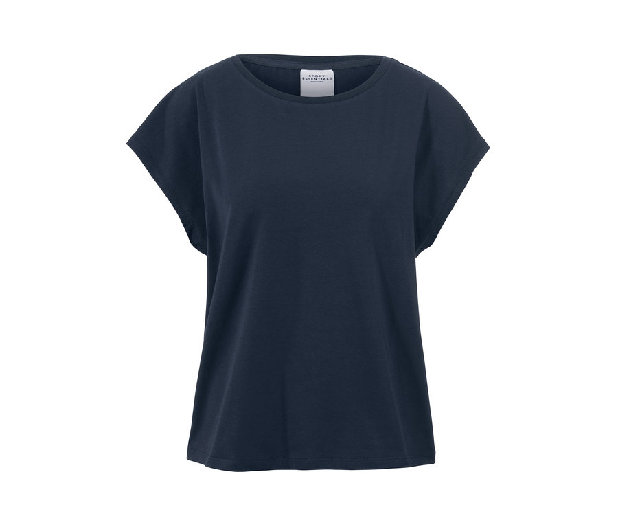T-shirt de sport bleu marine.