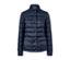 Veste matelassée bleu foncé avec boutons et poches.