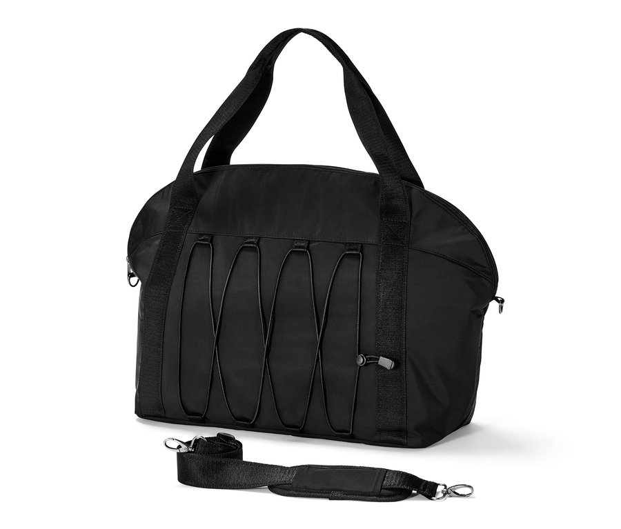Sac de sport noir.