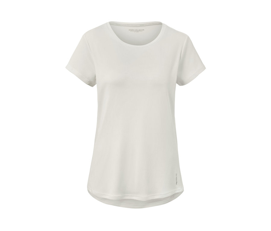T-shirt fonctionnel blanc cassé.