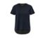 T-shirt de sport à manches courtes 2 en 1 bleu foncé.