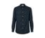 Chemise bleu marine avec du lin.
