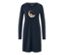 Chemise de nuit bleue avec un motif d'ours sur la lune.