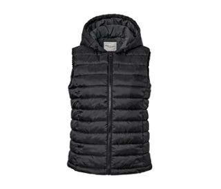 Gilet sans manches matelassé à capuche