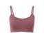 Brassière Seamless avec dentelle, marron - Marron