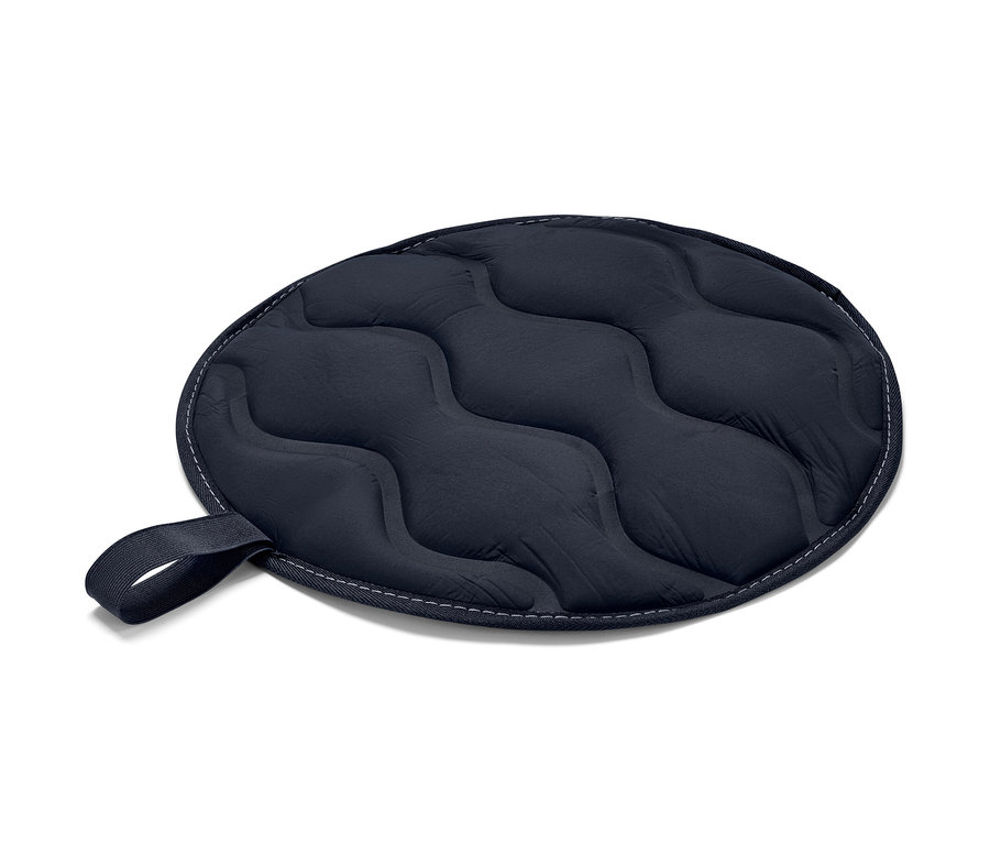 Coussin d’assise thermique pliable.