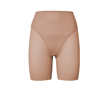Short « Shaping » beige sur fond blanc.
