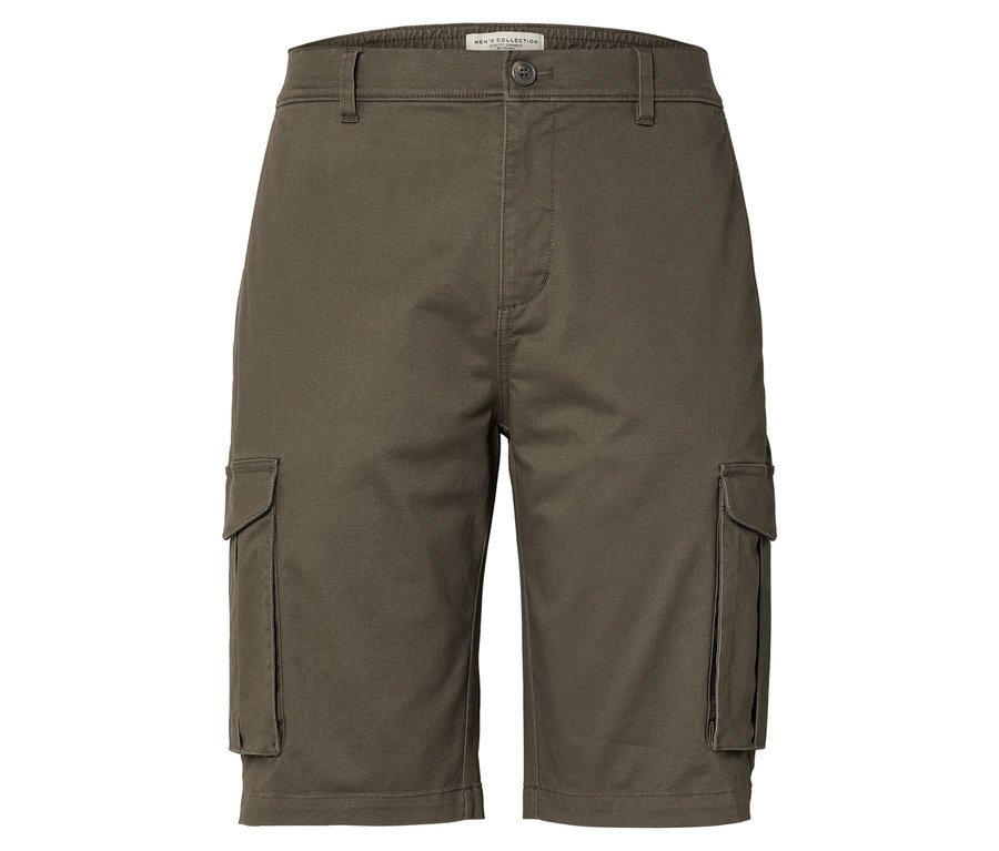 Short cargo olive avec poches.