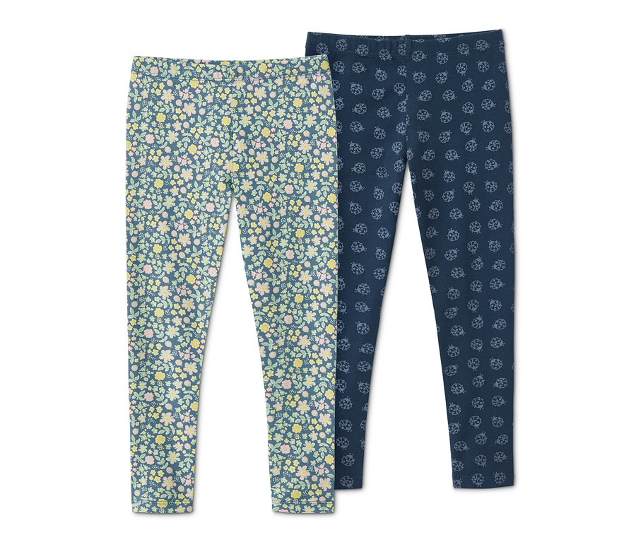 Deux leggings avec imprimé intégral.
