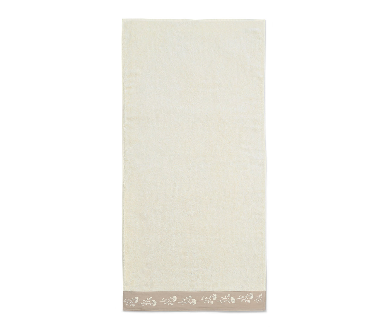 Drap de bain premium beige.