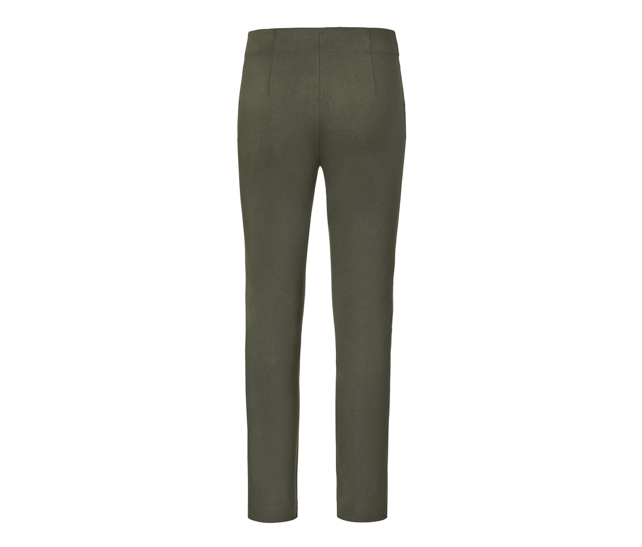 Vue détaillée de l'arrière d'un pantalon stretch.