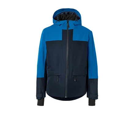 Veste de ski bleue.