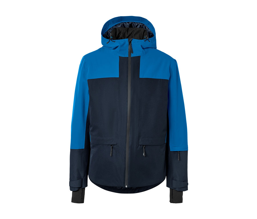 Veste de ski bleue.