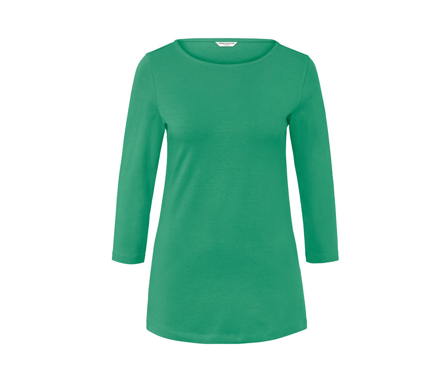 T-shirt manches 3/4 vert.