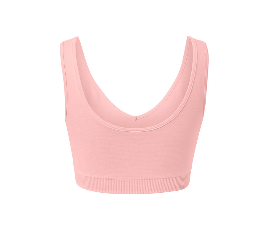 Brassière de sport Seamless rose.