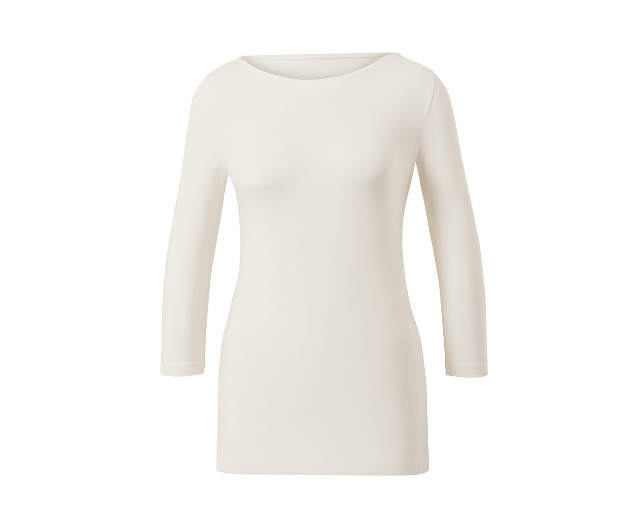 T-shirt blanc manches 3/4.