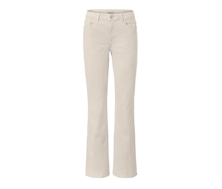 Jean bootcut blanc crème - Coupe « Lou ».