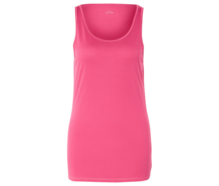 Débardeur rose pour femme.