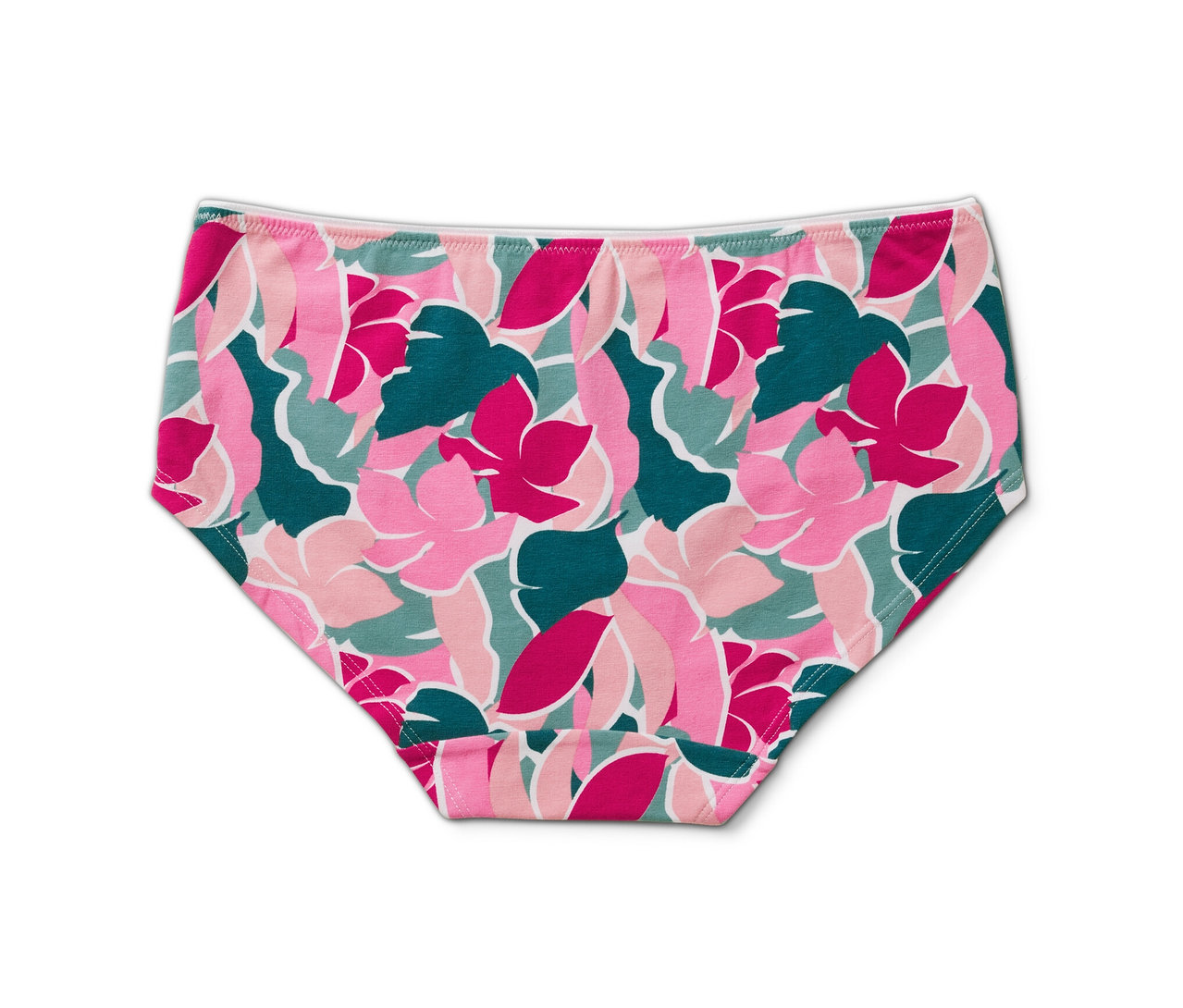 Une culotte à motif floral. 5 culottes, multicolore.