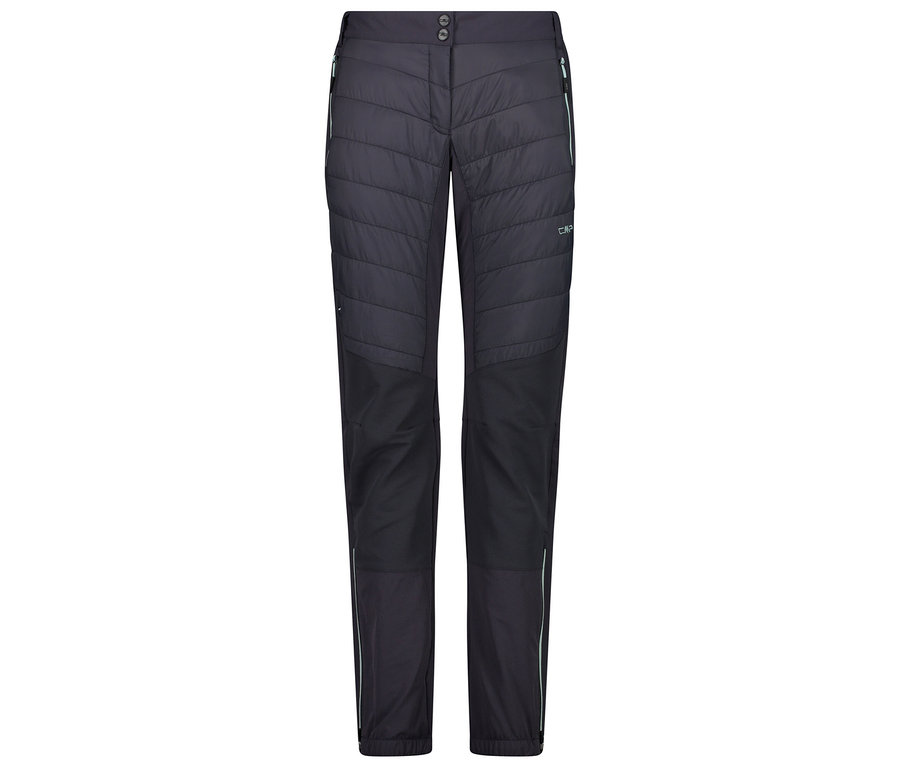 Pantalon matelassé CMP noir sur fond blanc.