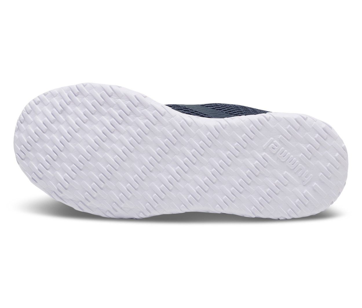 Semelle de la chaussure Hummel Actus Recycled Jr avec motif texturé.