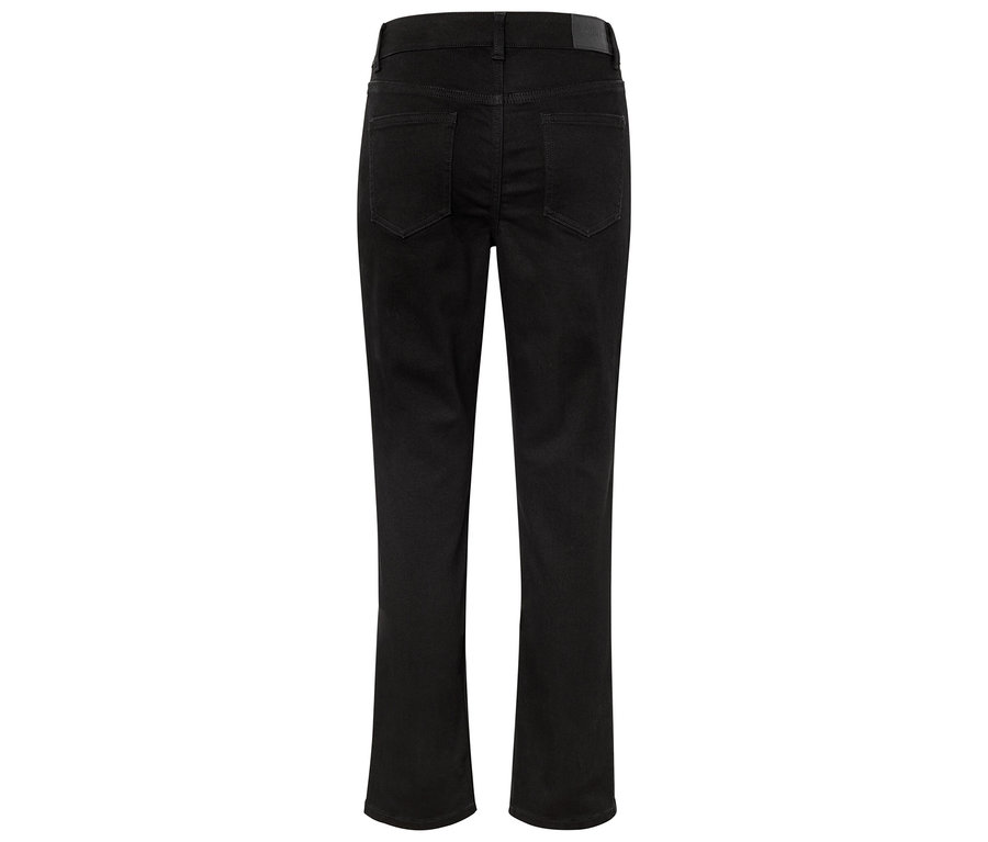 Jean noir vu de dos.