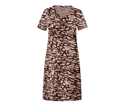 Chemise de nuit à imprimé intégral.