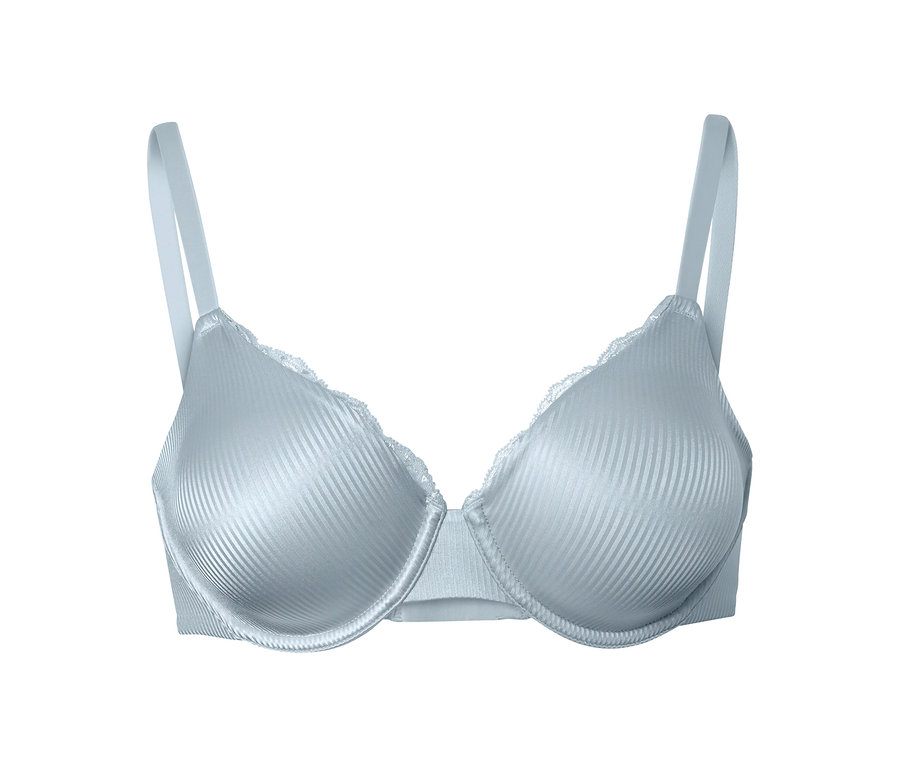 Soutien-gorge à armatures bleu.