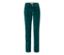 Un pantalon en velours pétrole.