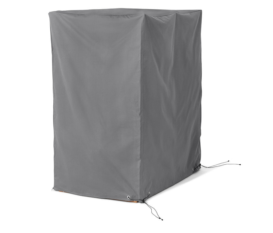 Housse de protection premium grise pour corbeilles de plage XL.