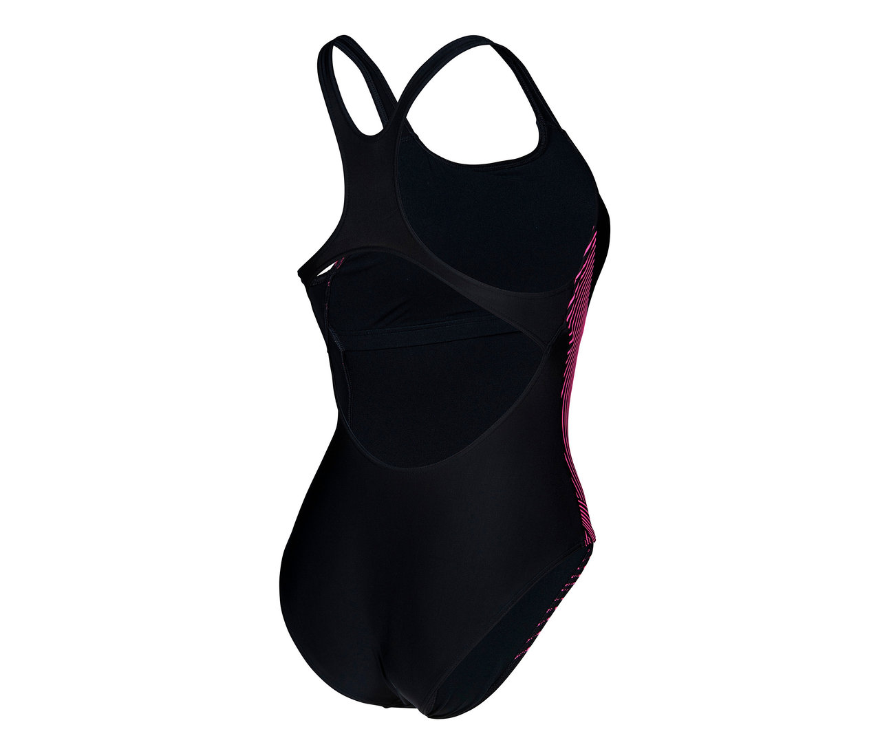 Maillot de bain noir pour femme Swim Pro Back Bustier Lily arena Feel.