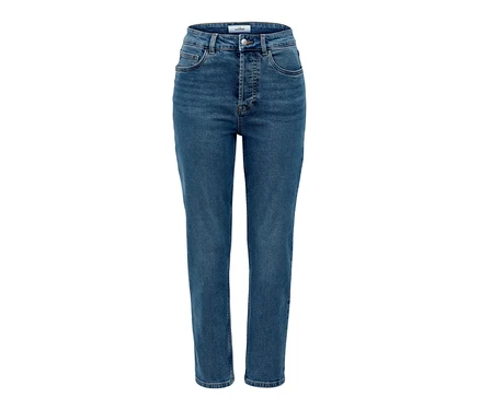 Jean mom bleu.