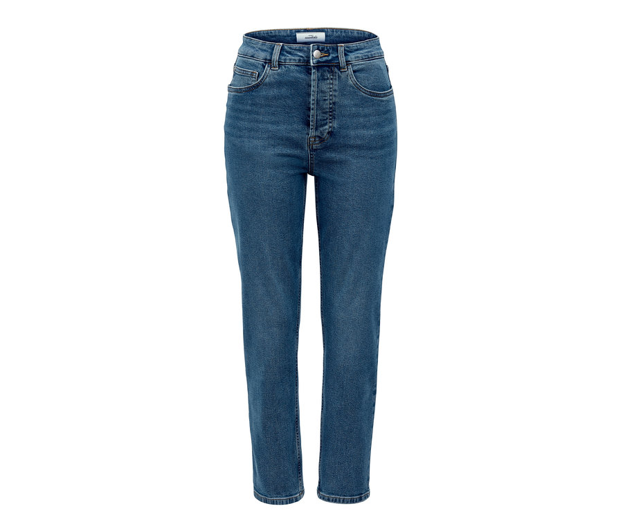 Jean mom bleu.