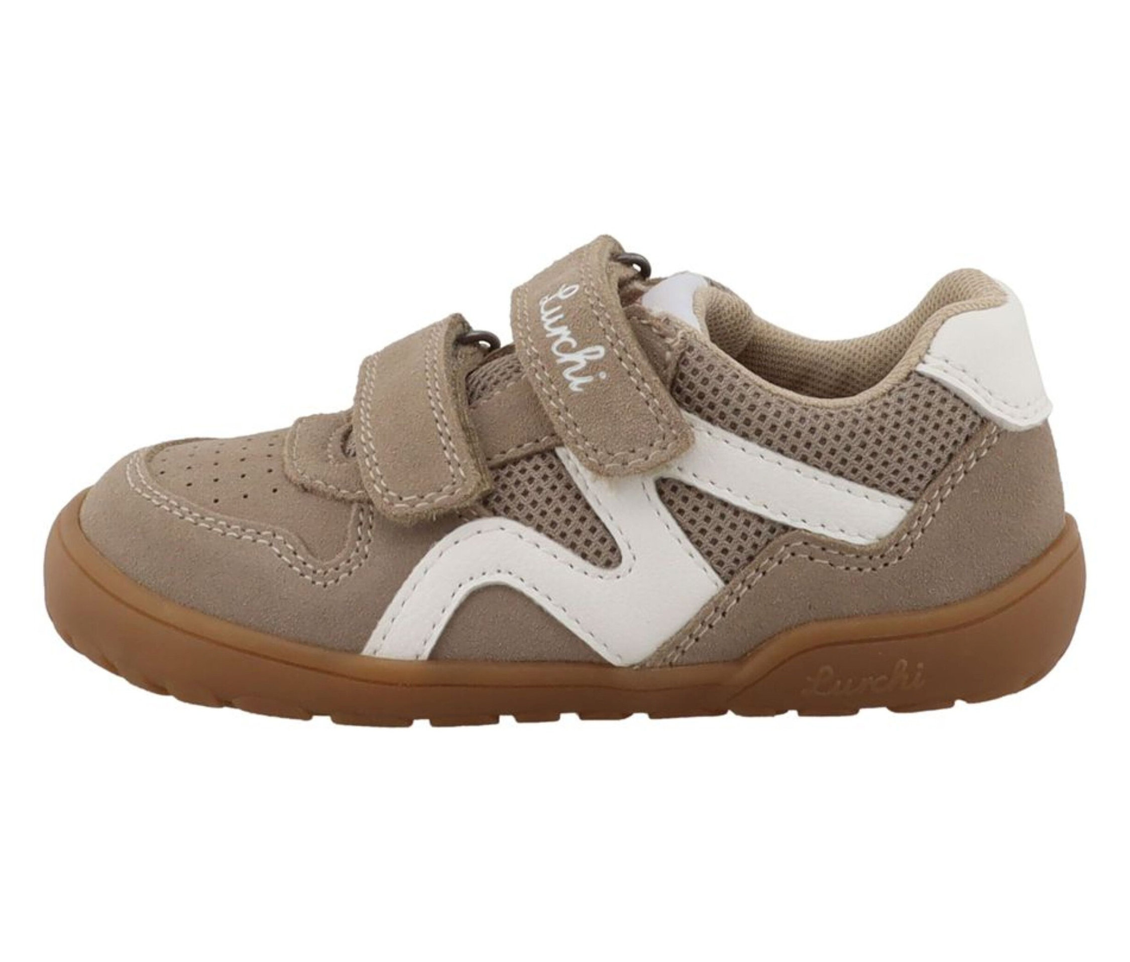 Une seule chaussure LURCHI Jamin Barefoot, beige, pointure 24-30 ou 31-35.