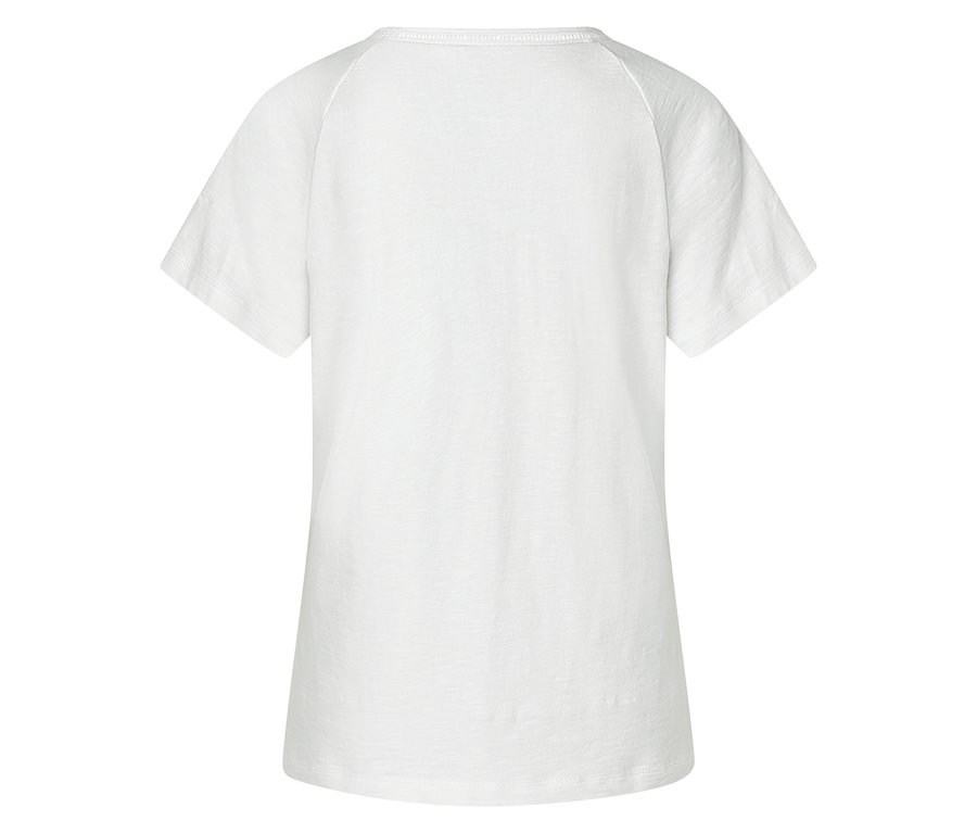 T-shirt blanc vu de dos.