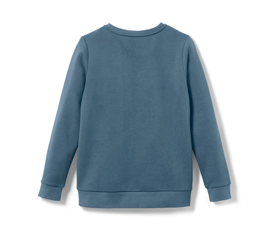 Sweat-shirt bleu pour enfant.