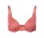 Soutien-gorge à armatures abricot.