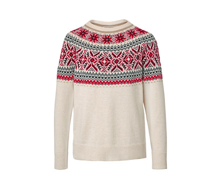 Pull en maille de style norvégien