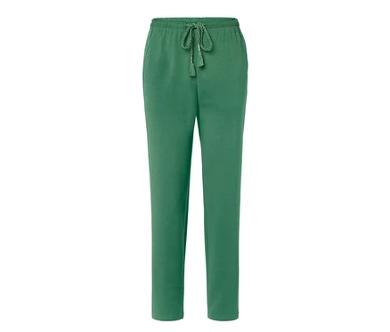 Pantalon d’intérieur vert avec cordon de serrage.