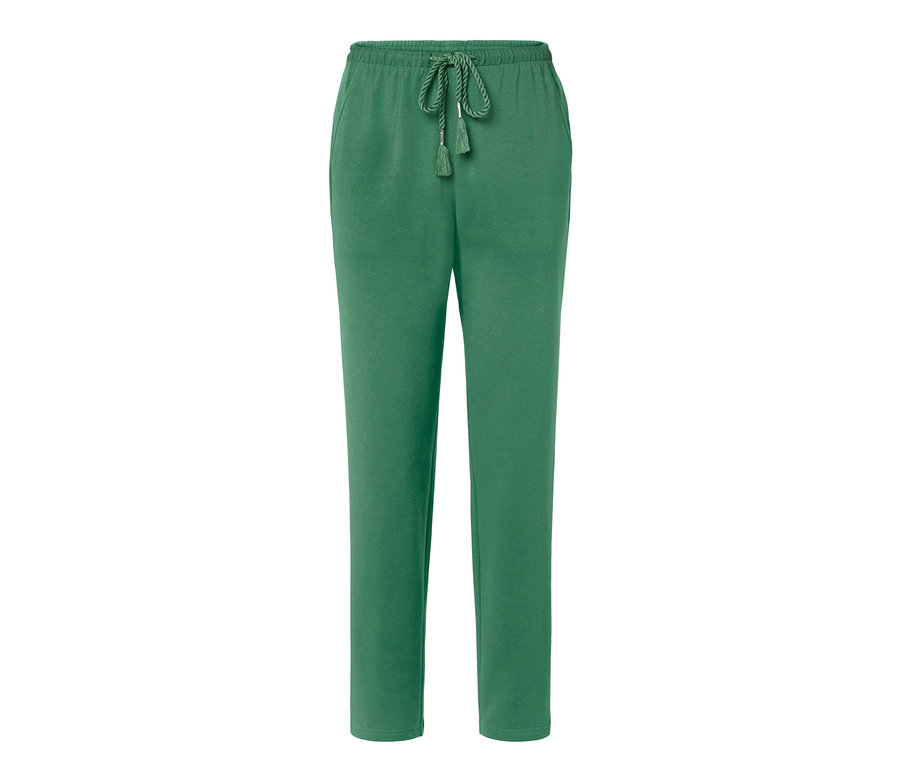 Pantalon d’intérieur vert avec cordon de serrage.