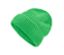 Bonnet en maille vert.